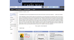 Desktop Screenshot of librairielangebleu.com